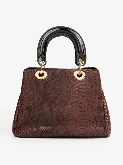 Snake Texture Handbag