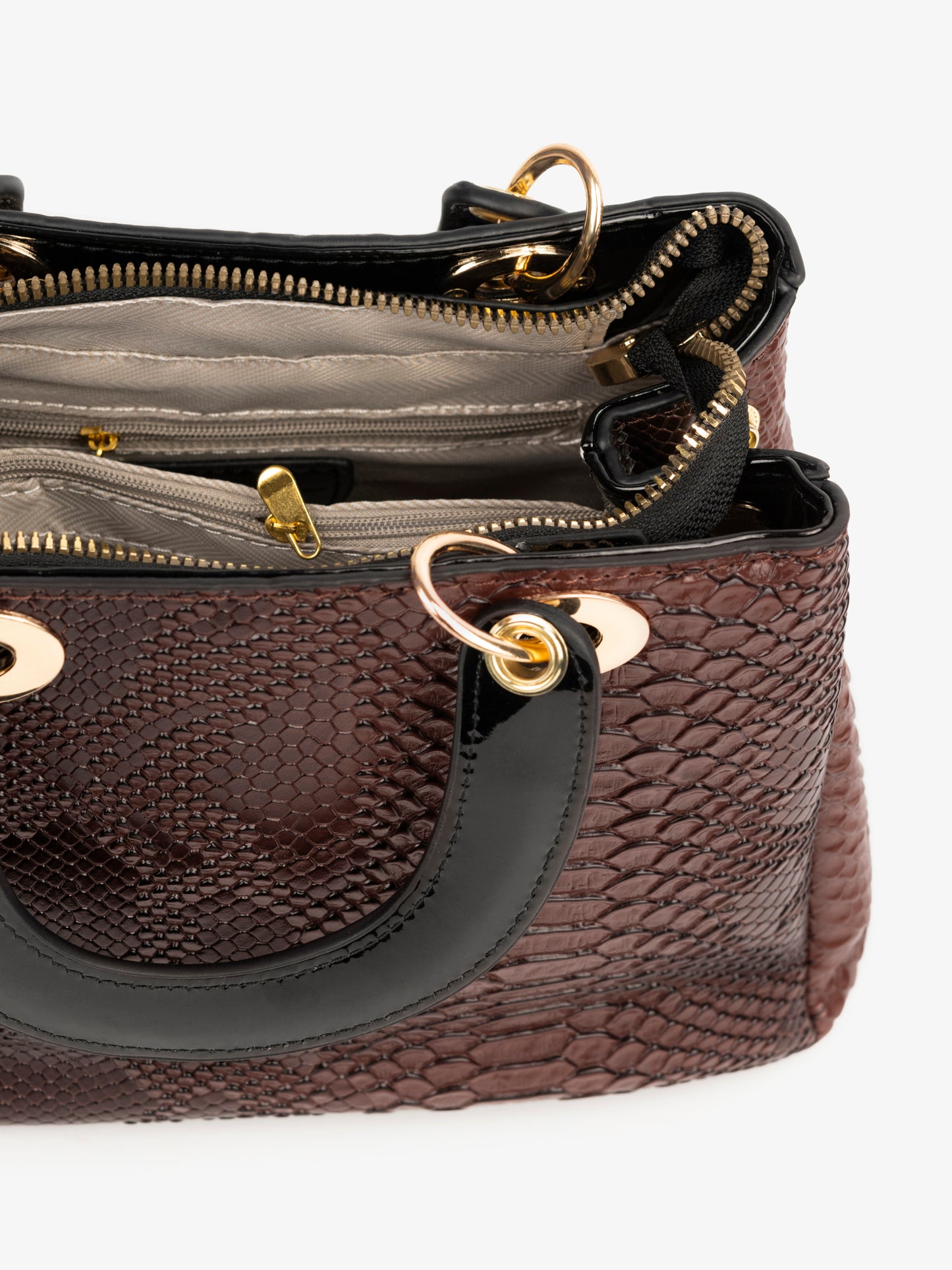 Snake Texture Handbag