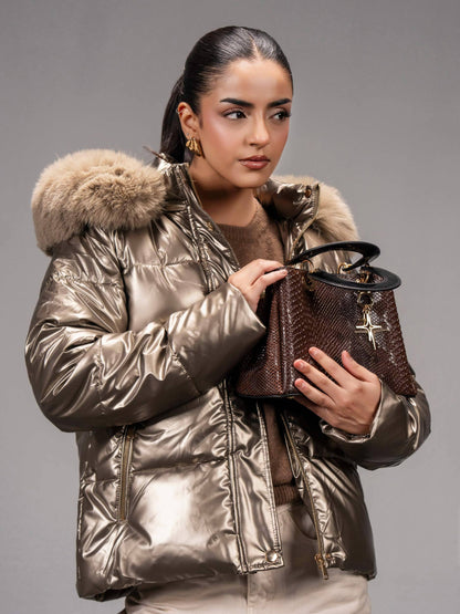 Snake Texture Handbag