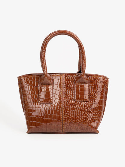 Croco Textured Handbag