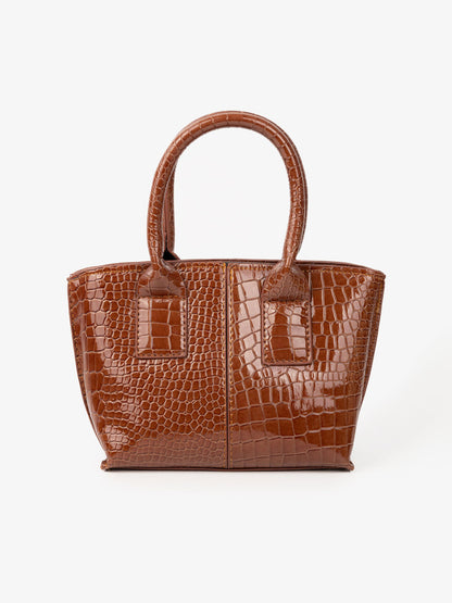Croco Textured Handbag