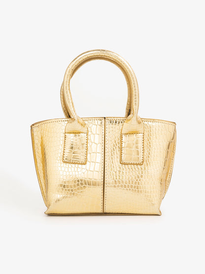Croco Textured Handbag
