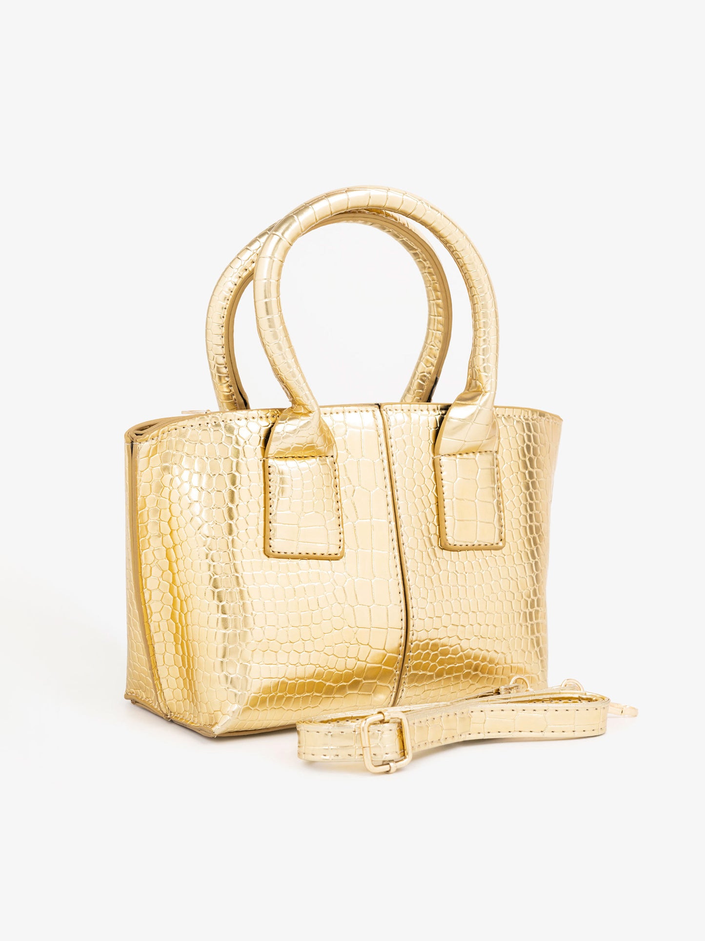 Croco Textured Handbag