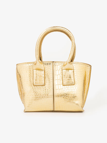 Croco Textured Handbag