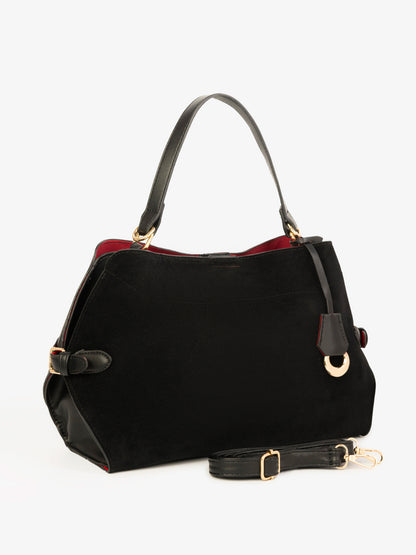Suede Handbag