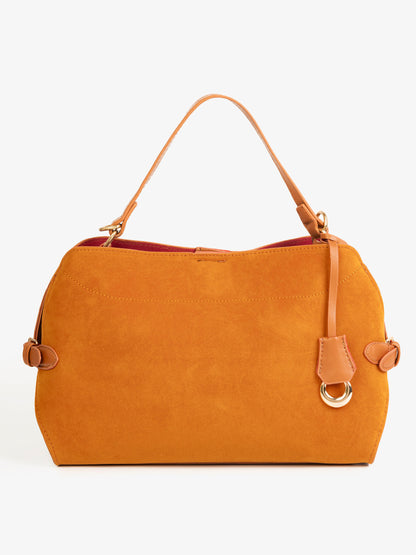 Suede Handbag