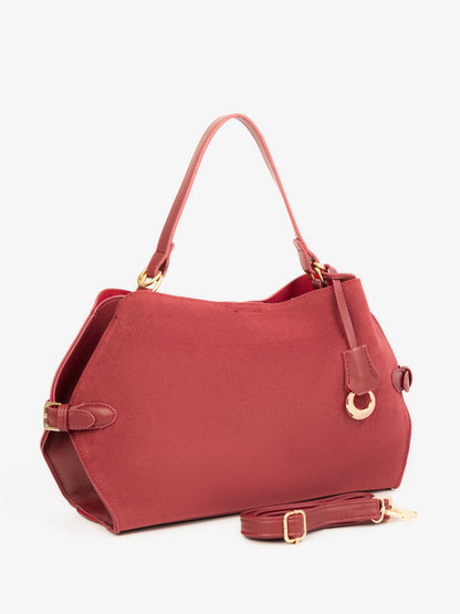 Suede Handbag