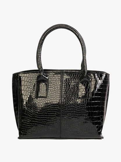 Croco Textured Handbag
