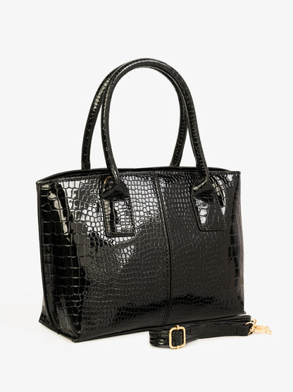 Croco Textured Handbag