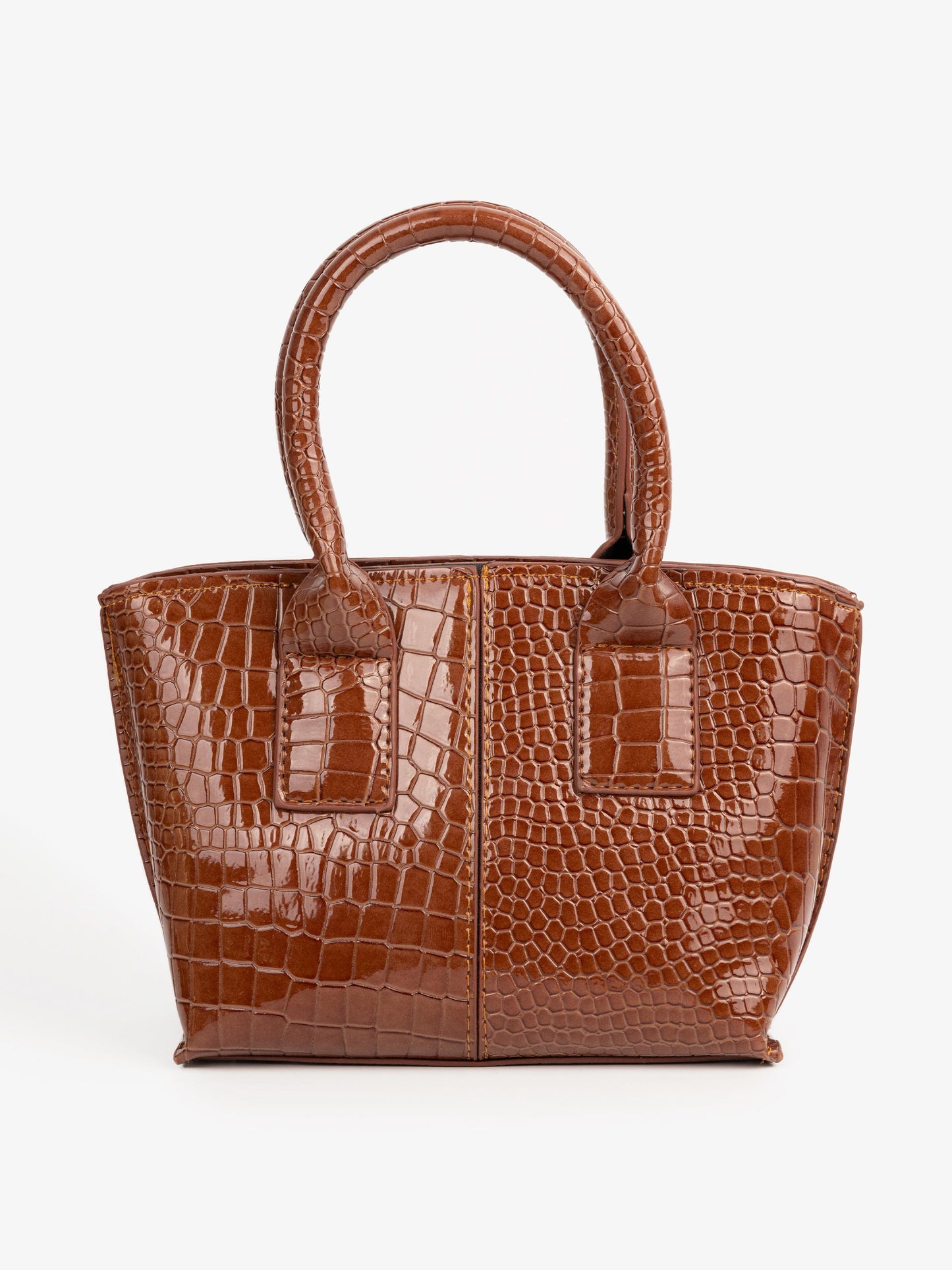 Croco Textured Handbag