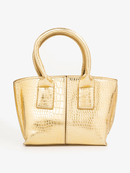 Croco Textured Handbag