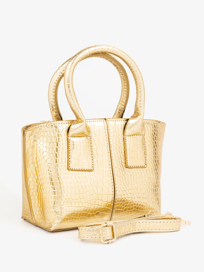 Croco Textured Handbag