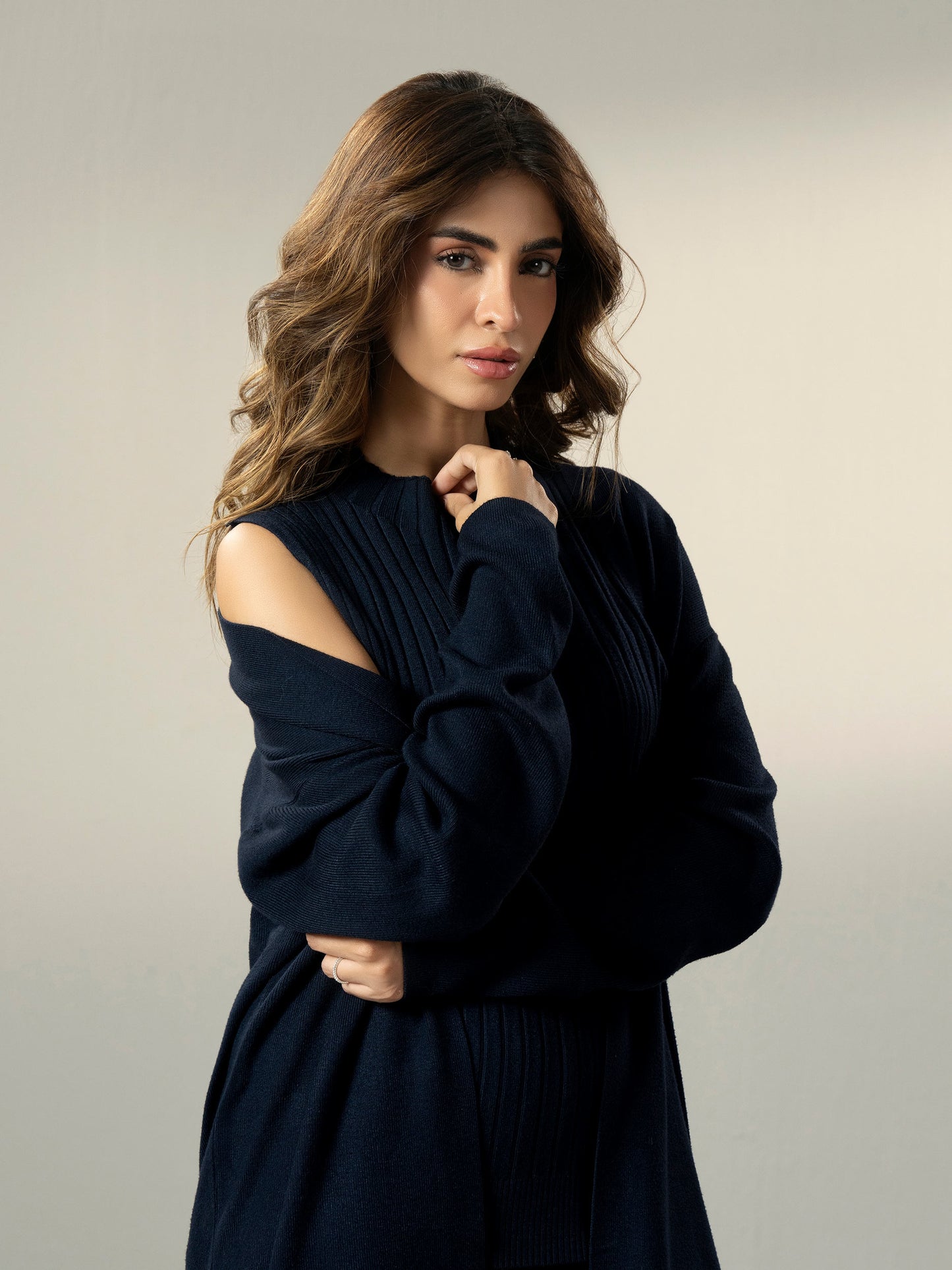 Knitted Cardigan Co-ord Set