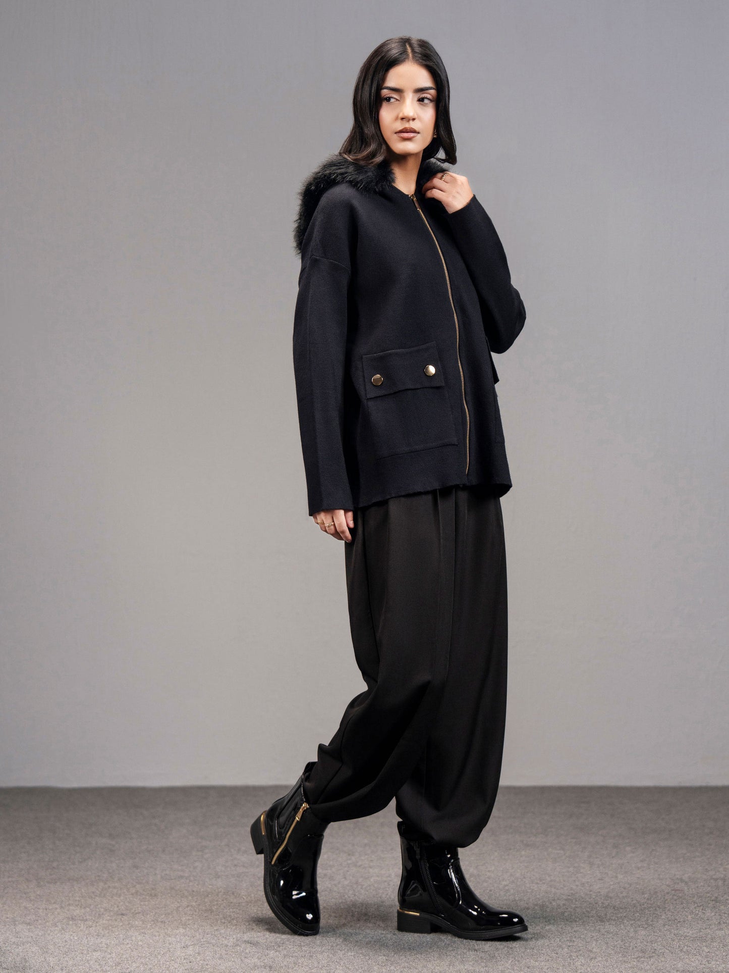 Hooded Cardigan