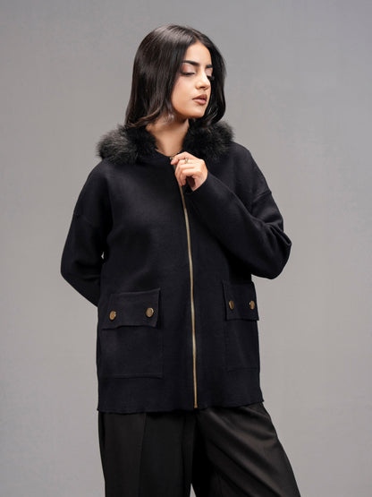 Hooded Cardigan