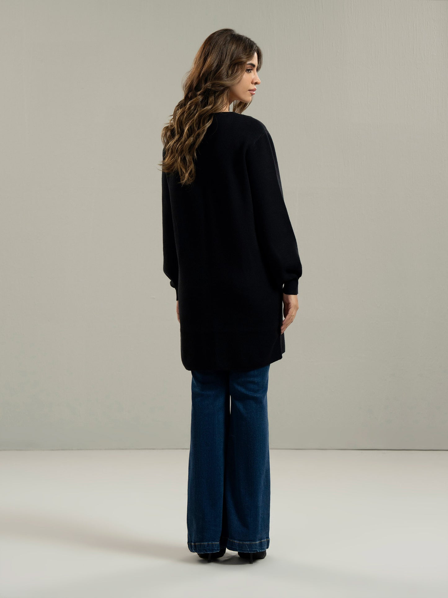 Woolen Cardigan- Embellished