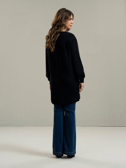 Woolen Cardigan- Embellished