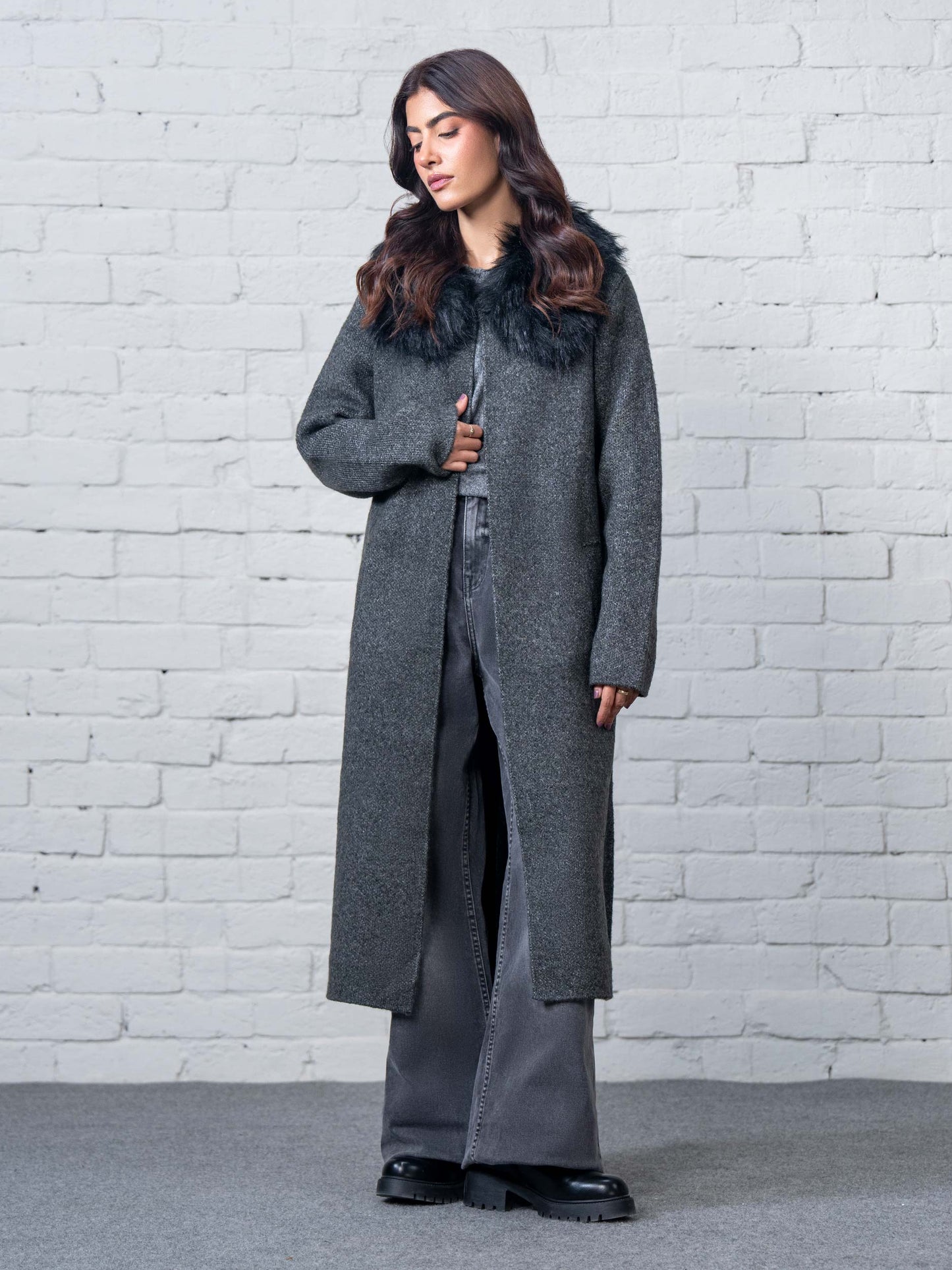 Woolen Blend Coat