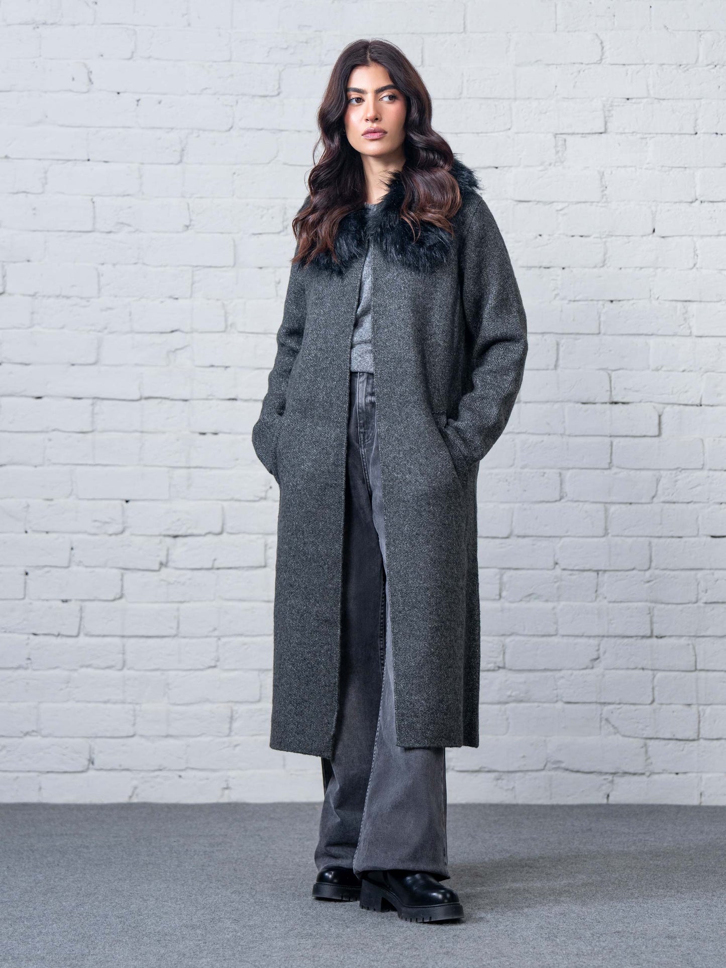 Woolen Blend Coat