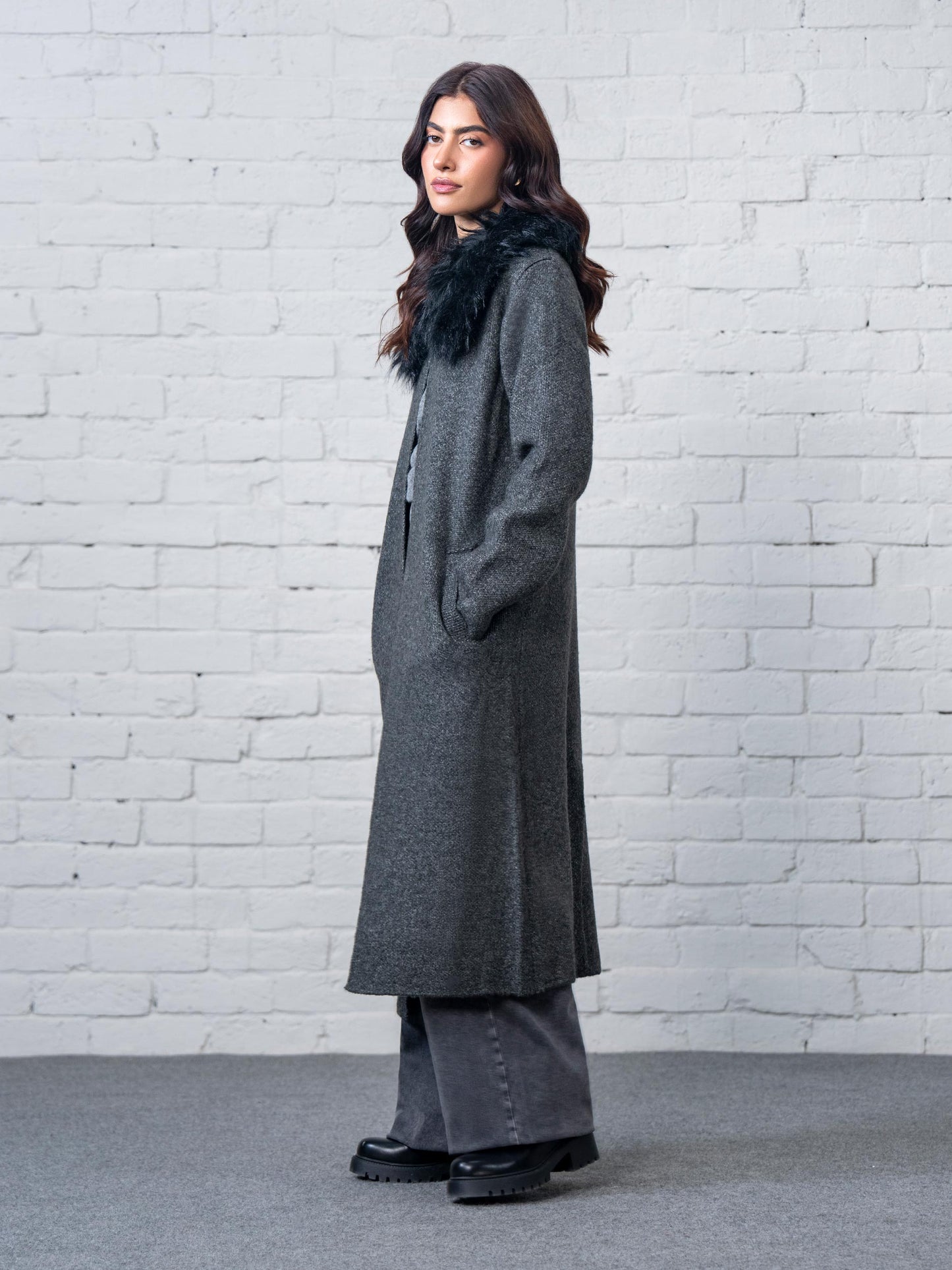 Woolen Blend Coat