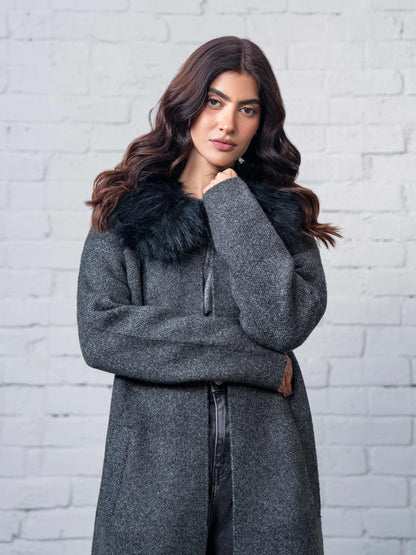 Woolen Blend Coat