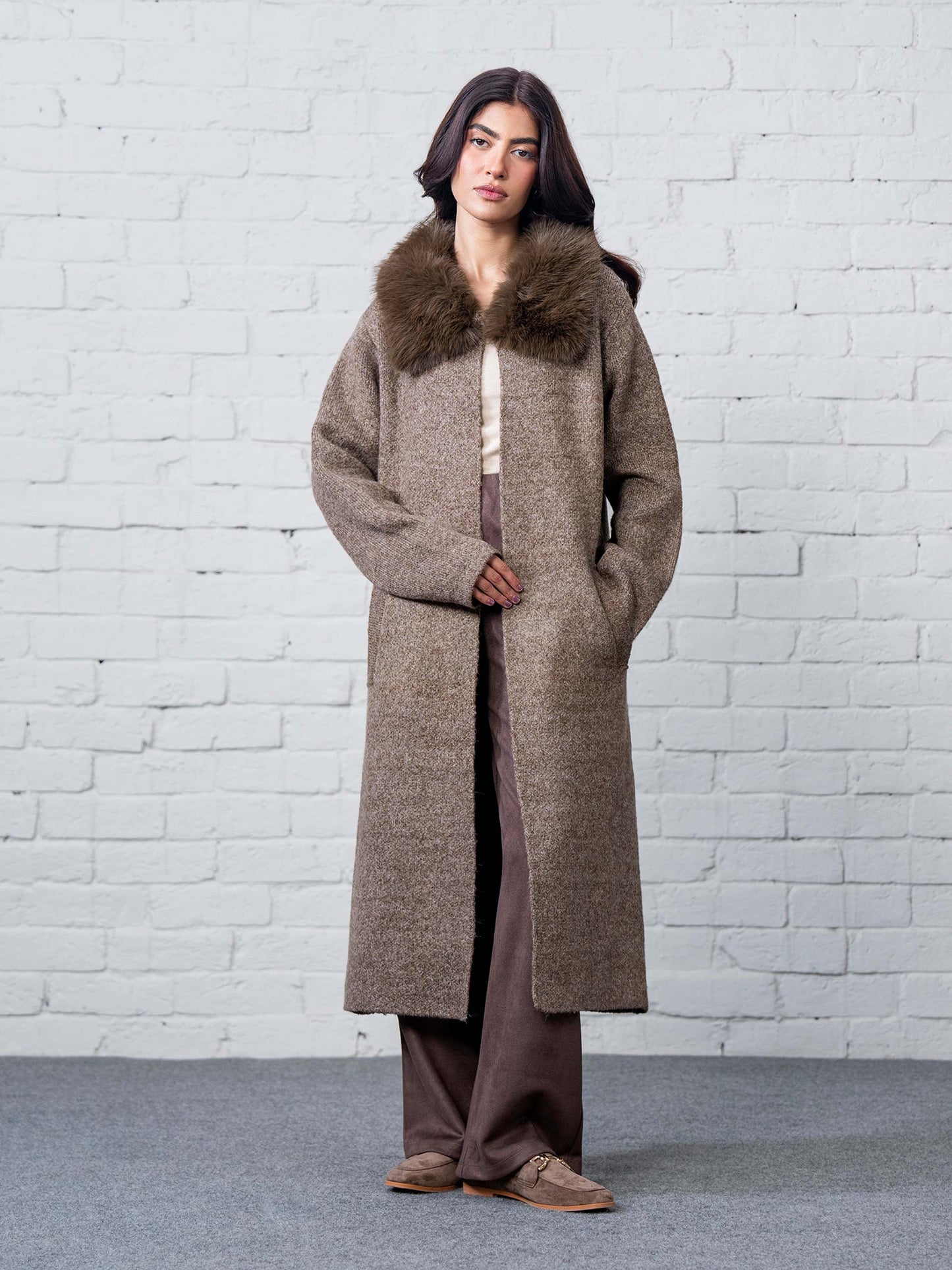 Woolen Blend Coat