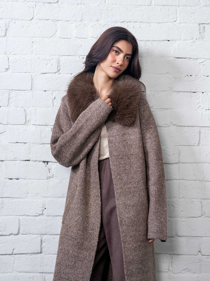 Woolen Blend Coat