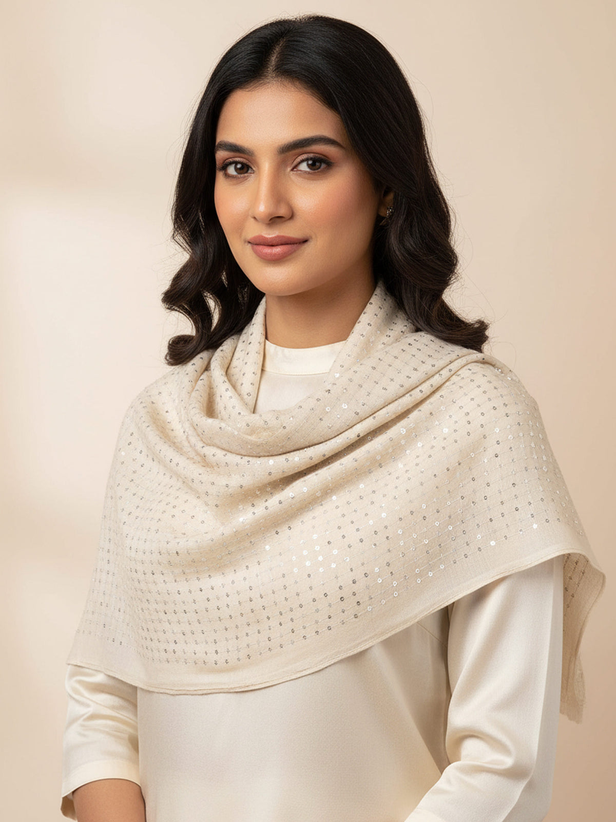 Sequin Viscose Scarves