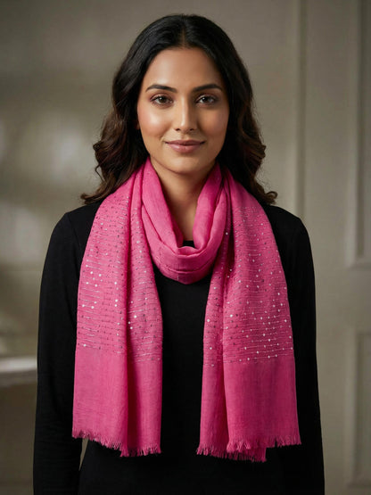 Sequin Viscose Scarves