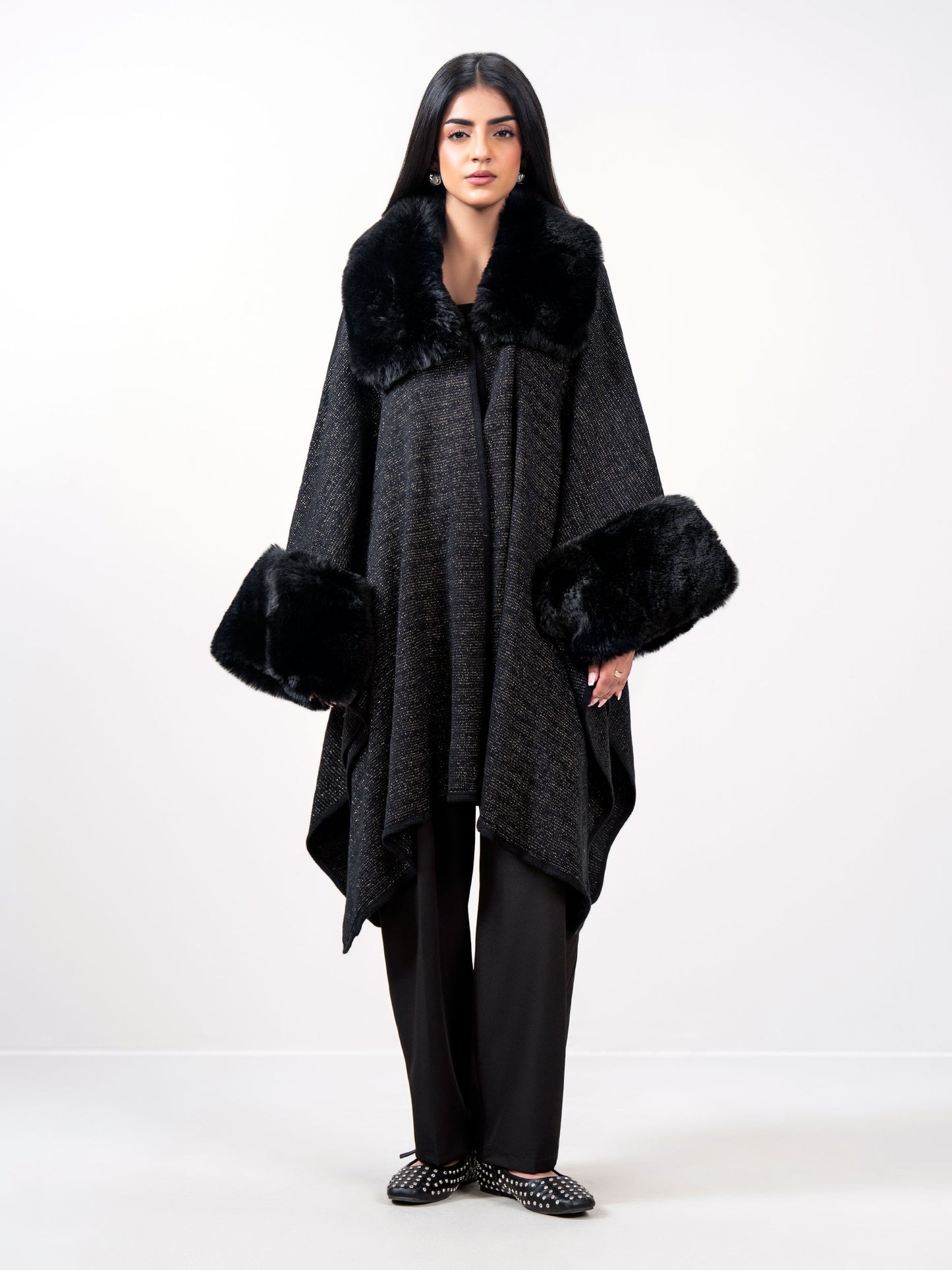 Woolen Blend Cape