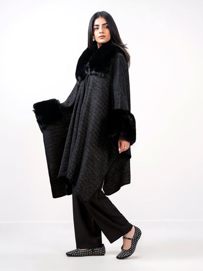 Woolen Blend Cape