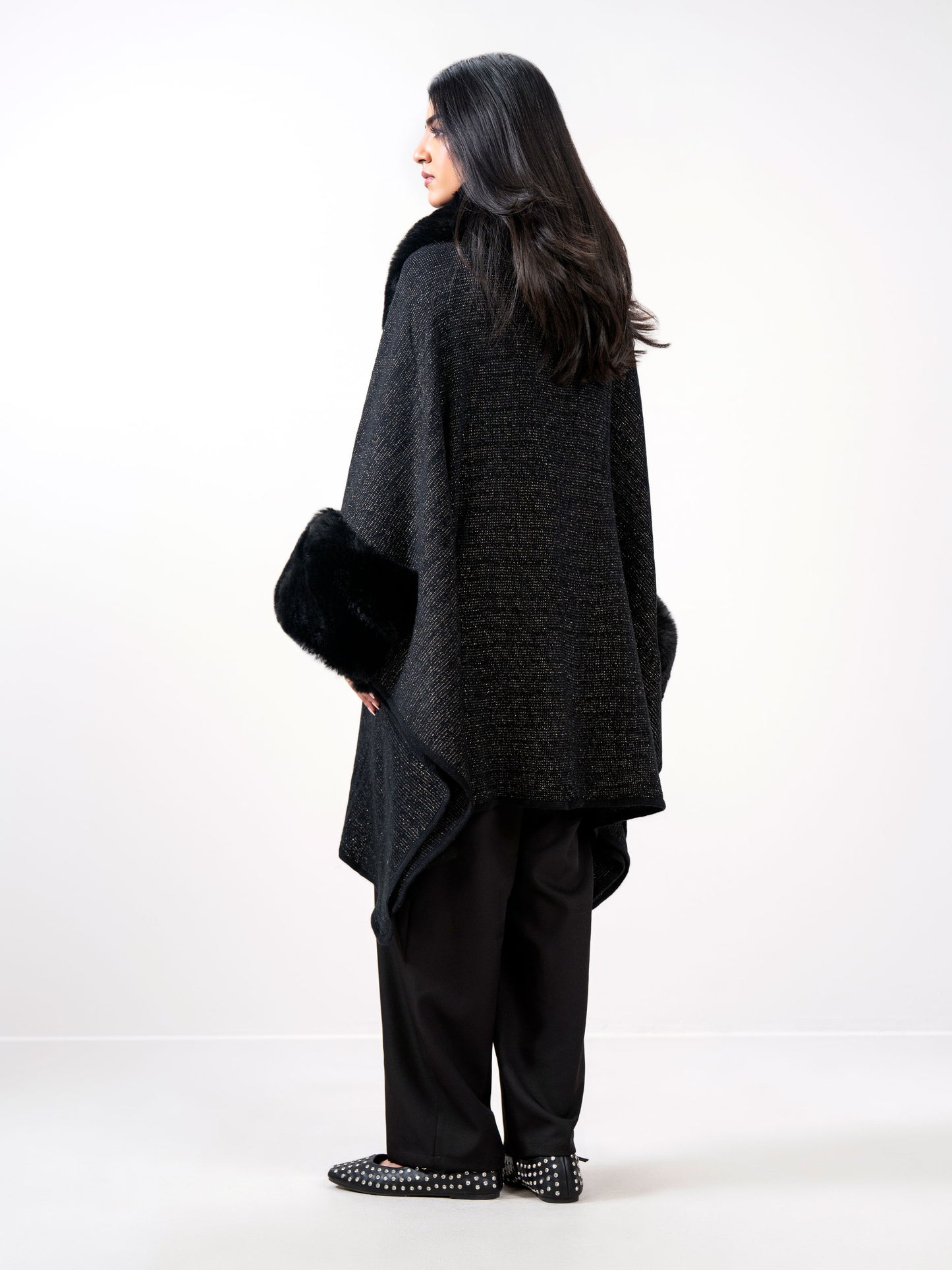 Woolen Blend Cape