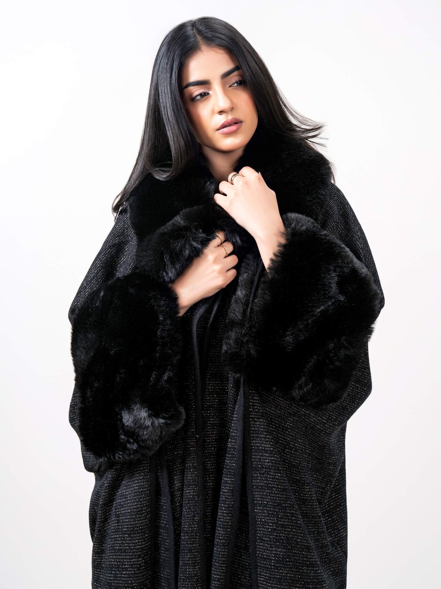 Woolen Blend Cape