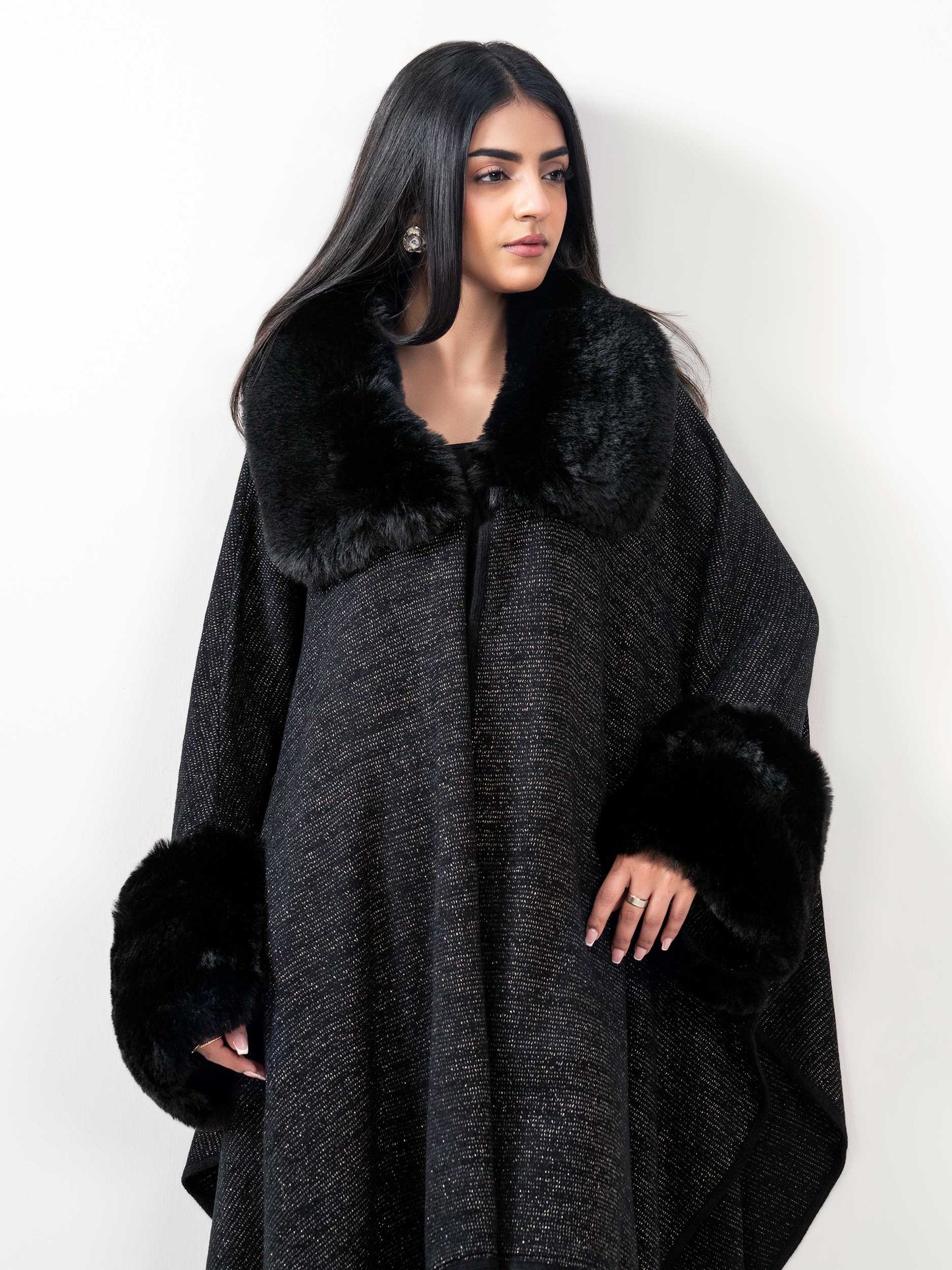 Woolen Blend Cape