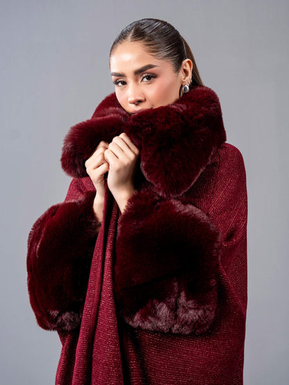 Woolen Blend Cape