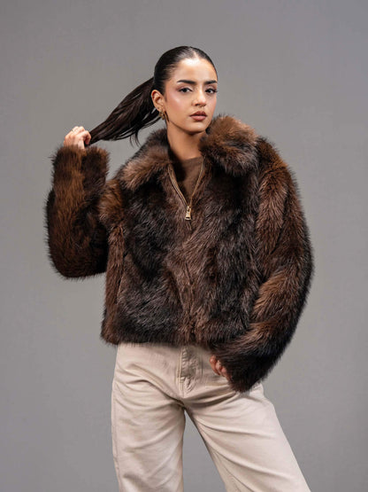 Faux Fur Jacket