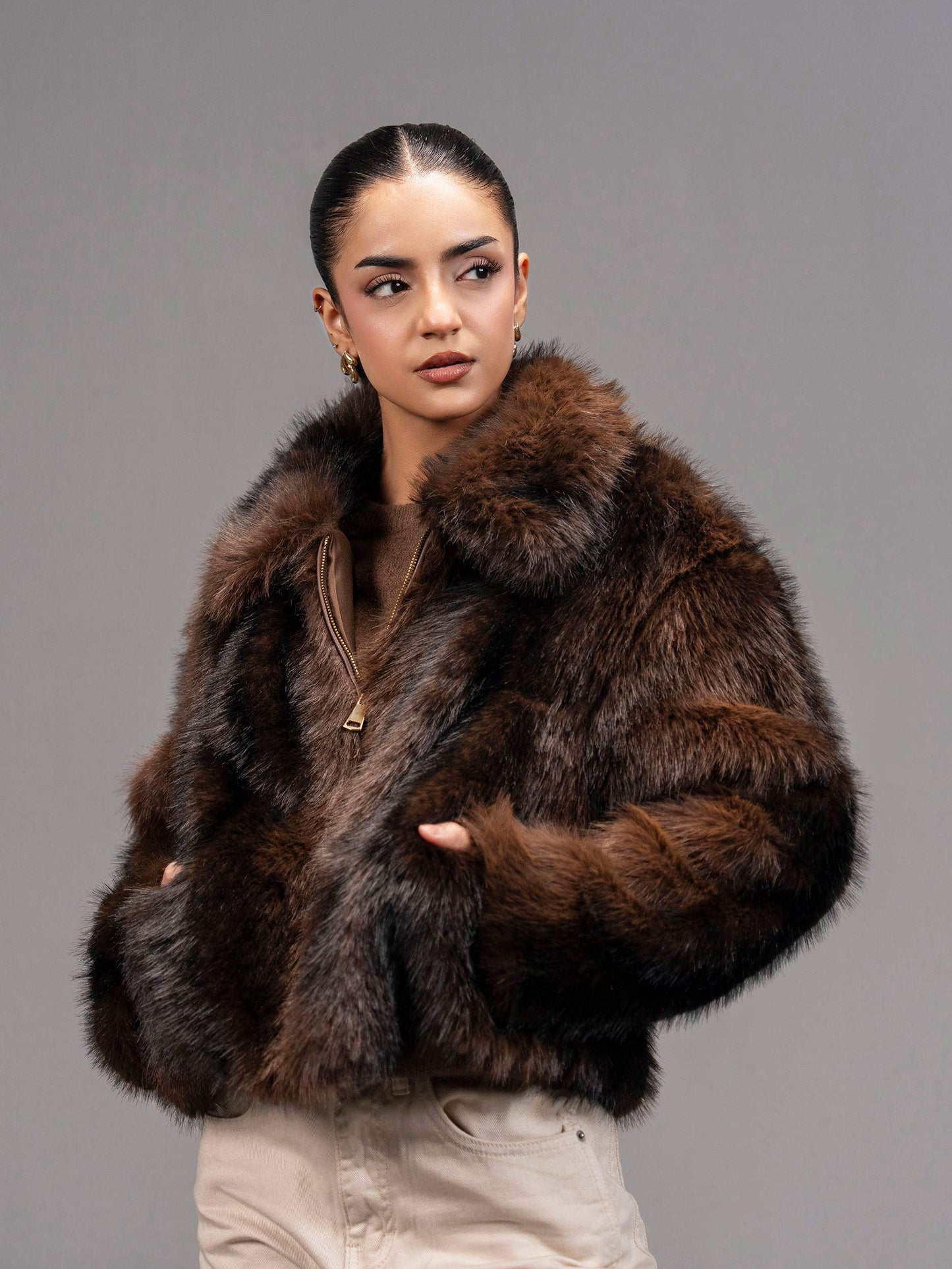 Faux Fur Jacket