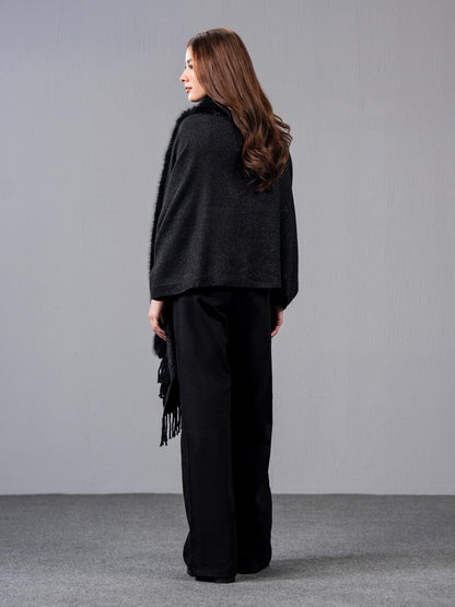 Woolen Fur Cape