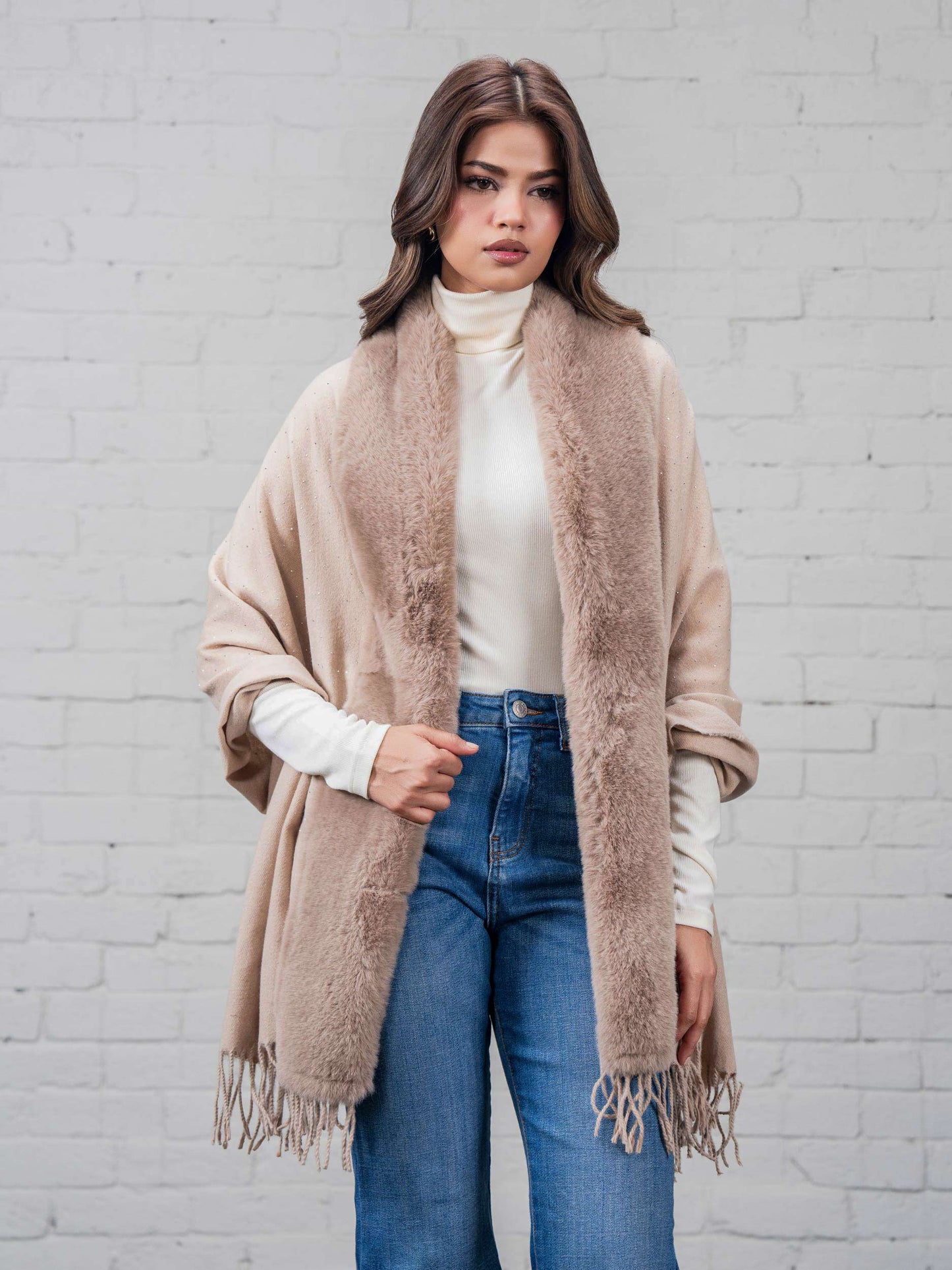 Cape Shawl- Embellished