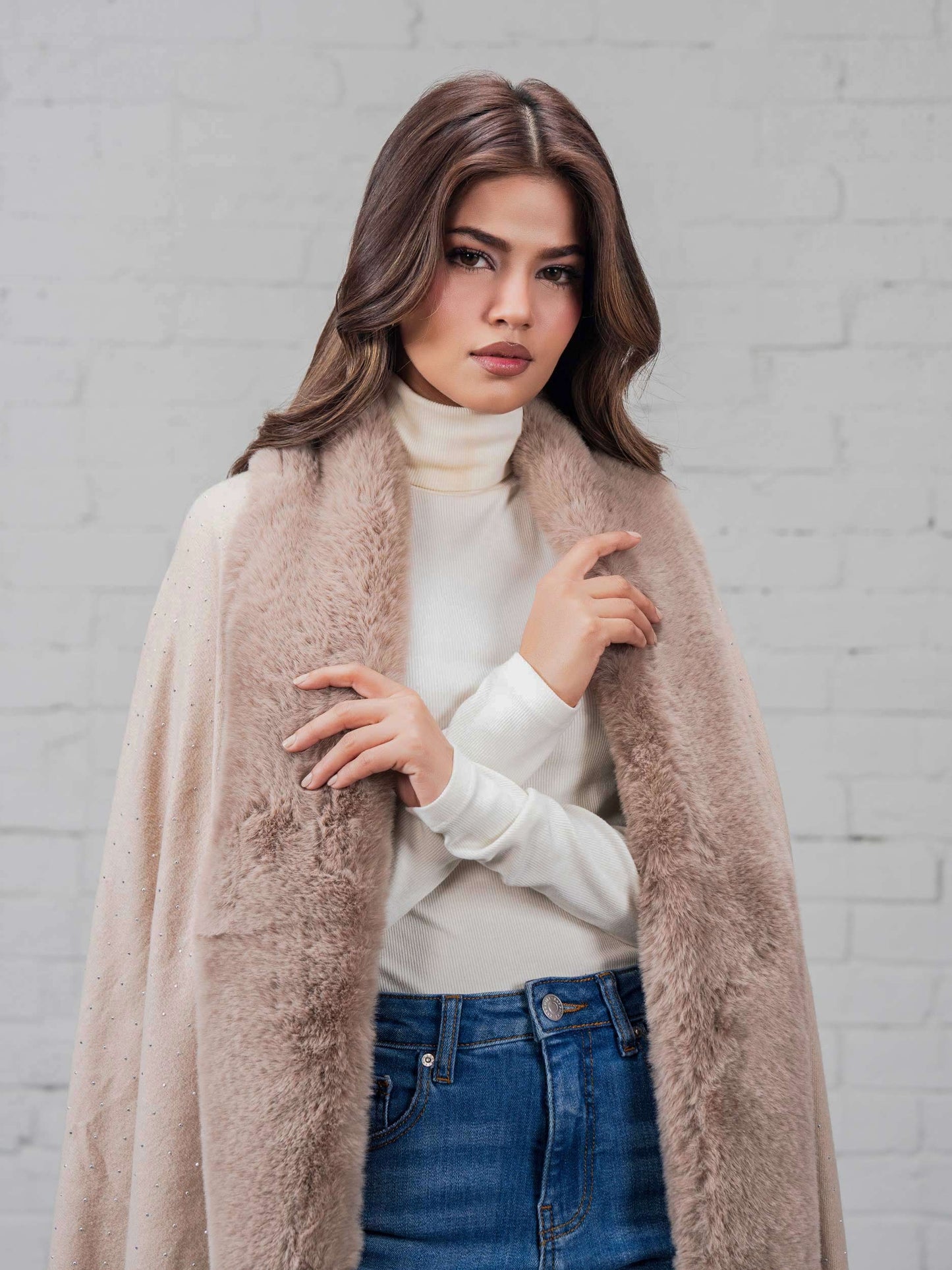 Cape Shawl- Embellished