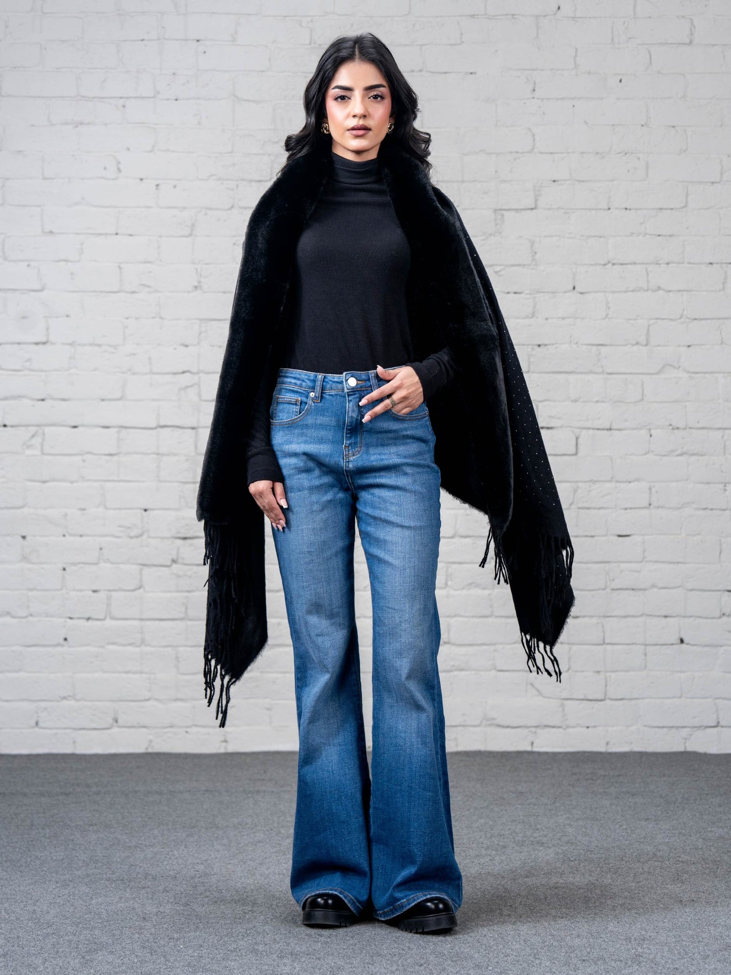 Cape Shawl- Embellished