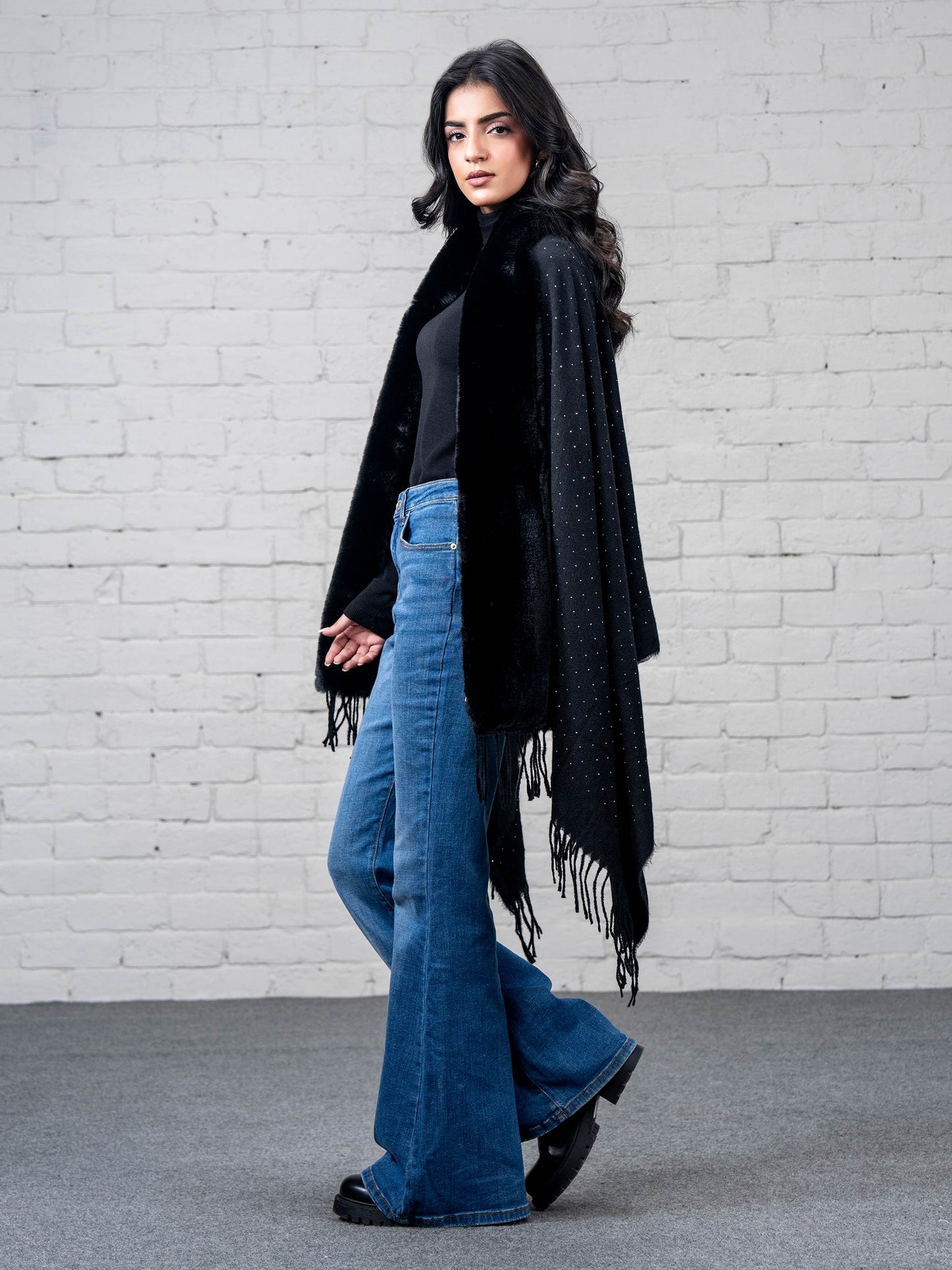 Cape Shawl- Embellished