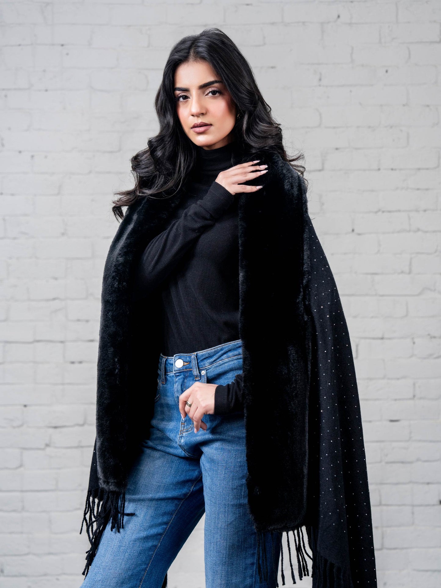 Cape Shawl- Embellished