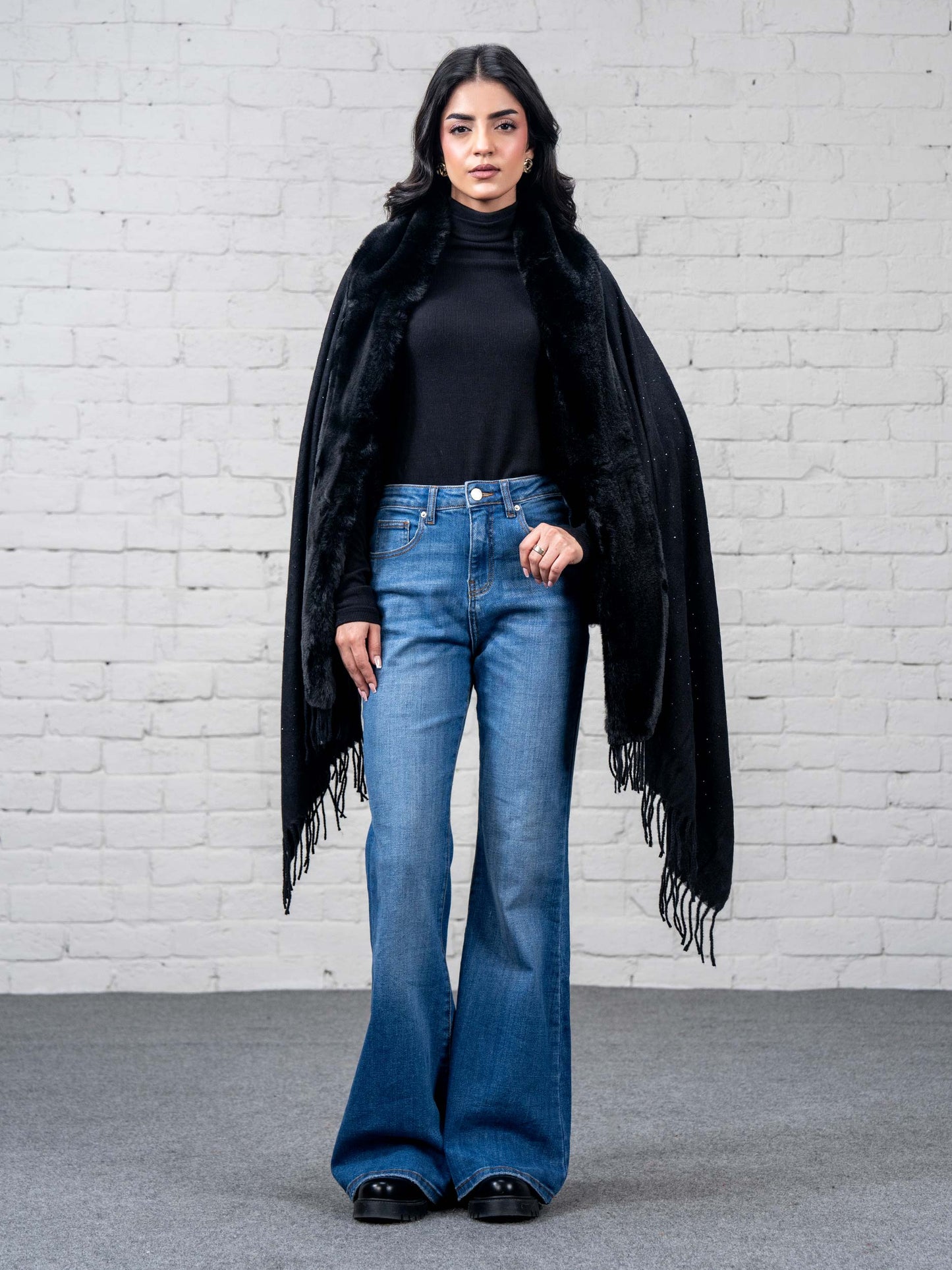 Cape Shawl- Embellished