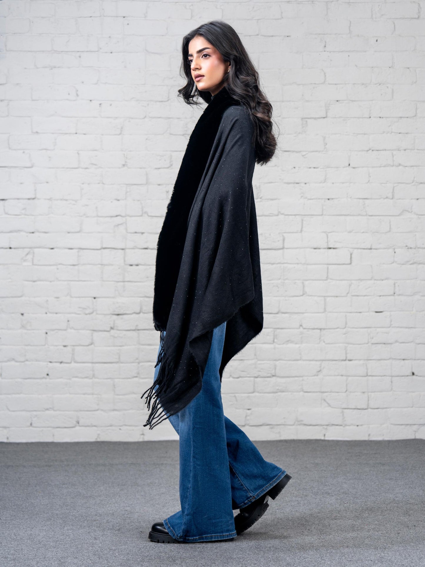 Cape Shawl- Embellished