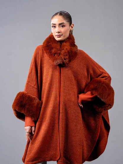 Woolen Blend Cape