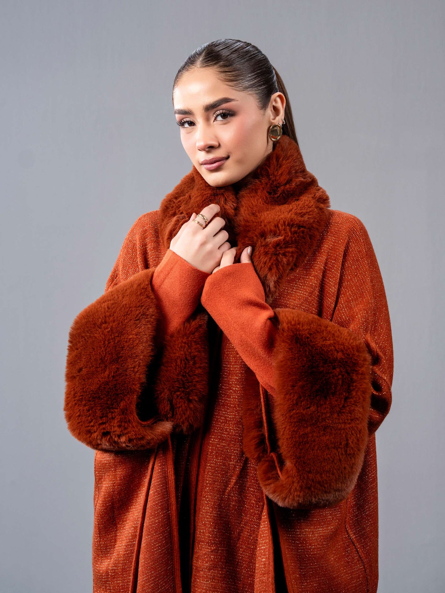 Woolen Blend Cape