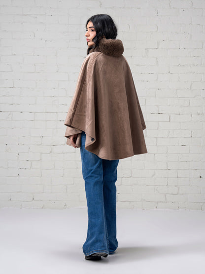 Suede Cape