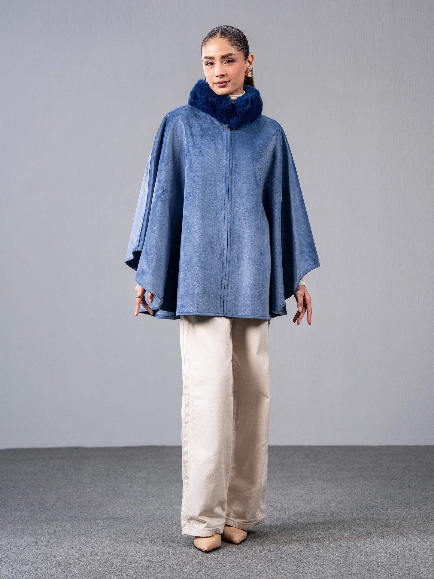 Suede Cape