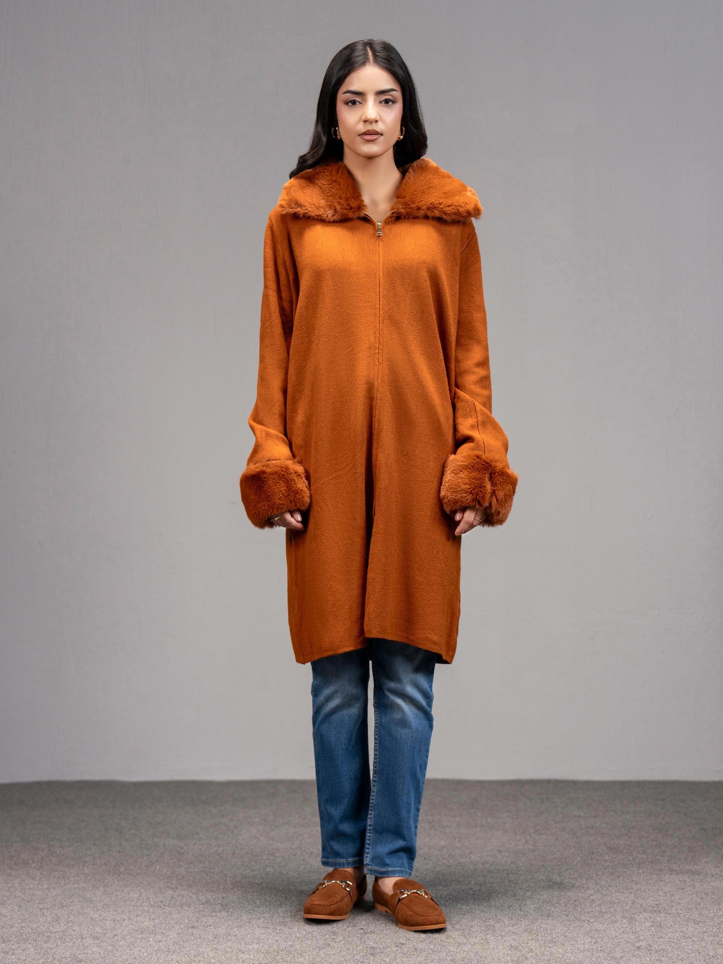 Fur Cardigan